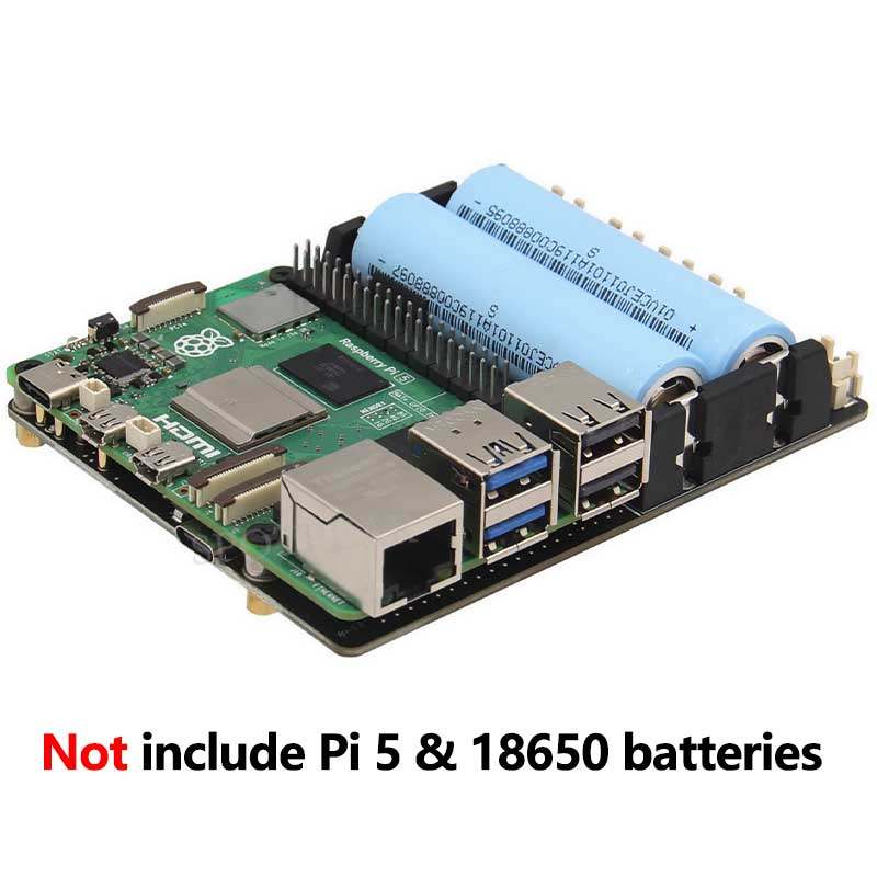 라즈베리 파이 5 18650 UPS 보드, 5.1V/5 - Raspberry Pi Uninterrupted Power Supply Ups 18650 리뷰 및 가격